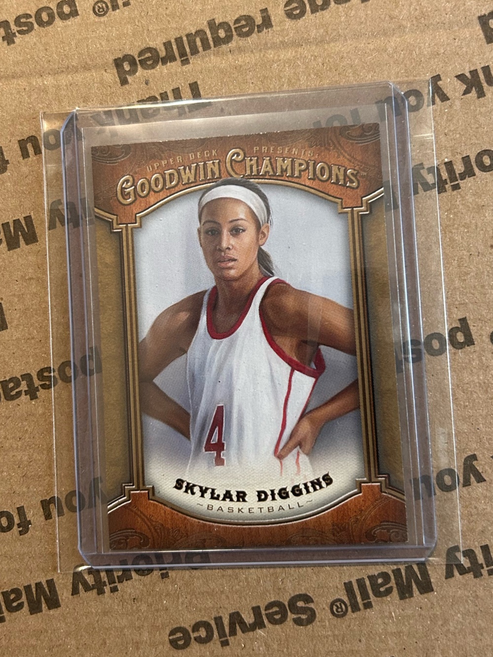 Skylar Diggins ‘14 UD Goodwin Champions Card No. 15